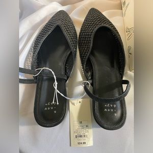 Women's Amabel Flats and Slip-Ons - A New Day Black 12